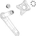 SRAM Crank arm bolt kit for Eagle 90 M18/30 mm steel